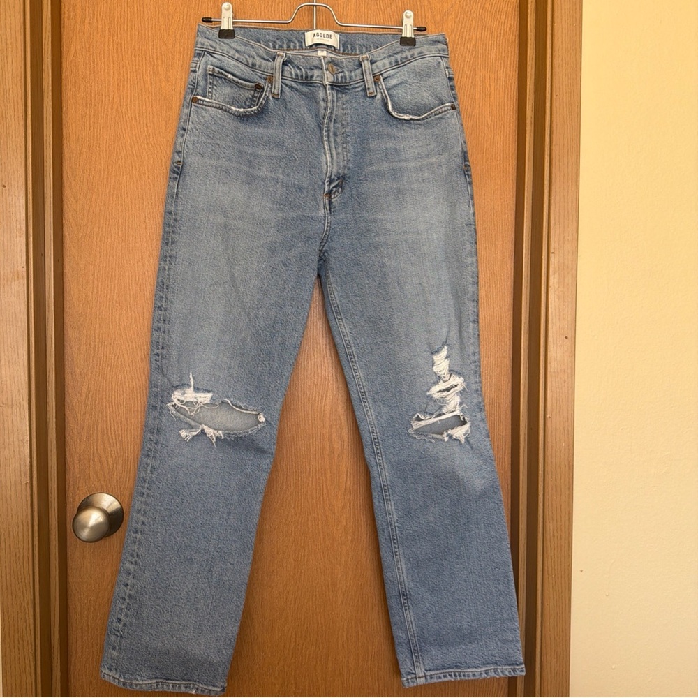 Agolde “Wilder” Mid Rise Straight Size 28